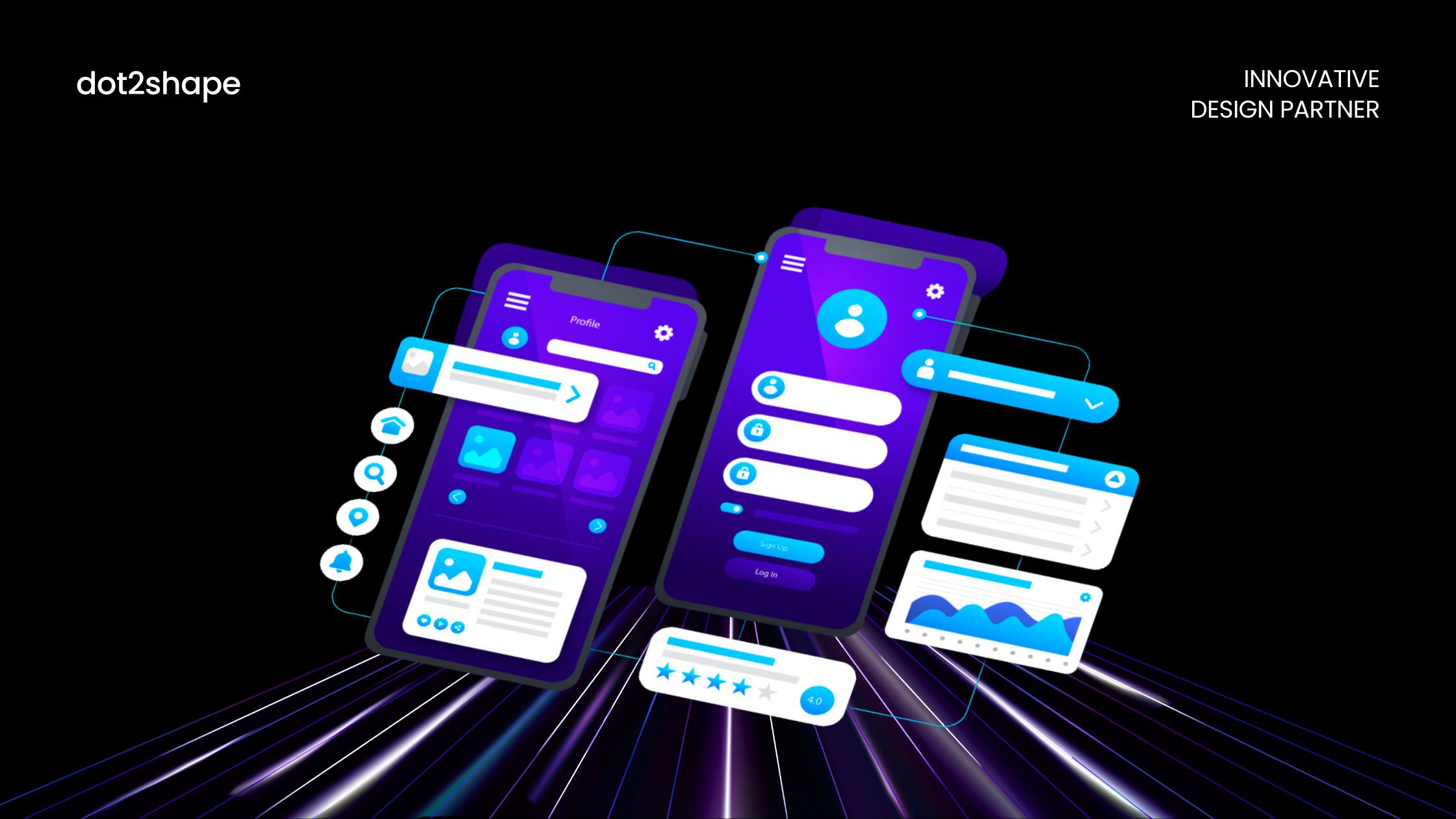 Top App Design Services Every Startup Needs to Stand Out in 2026 - Dot2Shape
